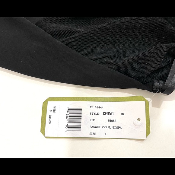 NICOLE MILLER ARTELIER NWT Black Long Knit Dress - Picture 8 of 8